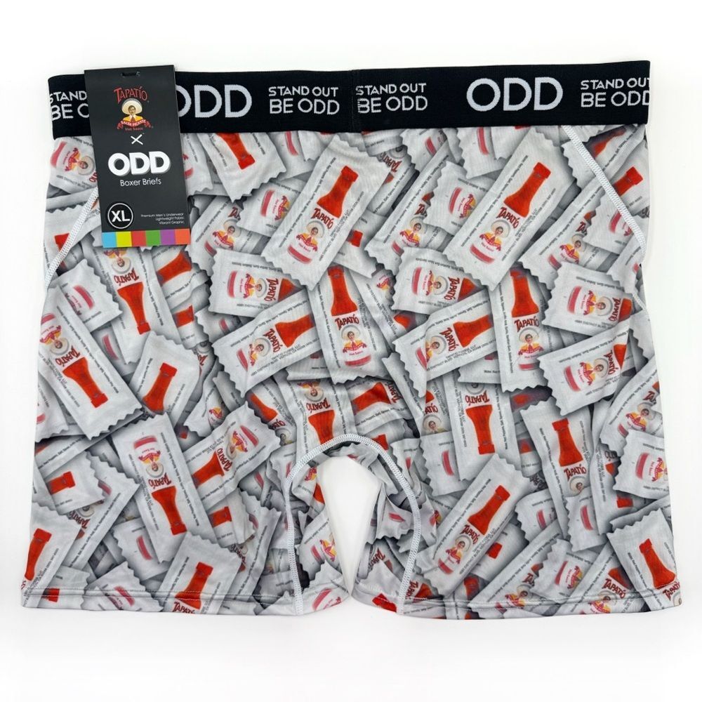 Odd Sox Tapatio Hot Sauce Boxer Briefs Underwear Fun Novelty Gift Mens Size XL